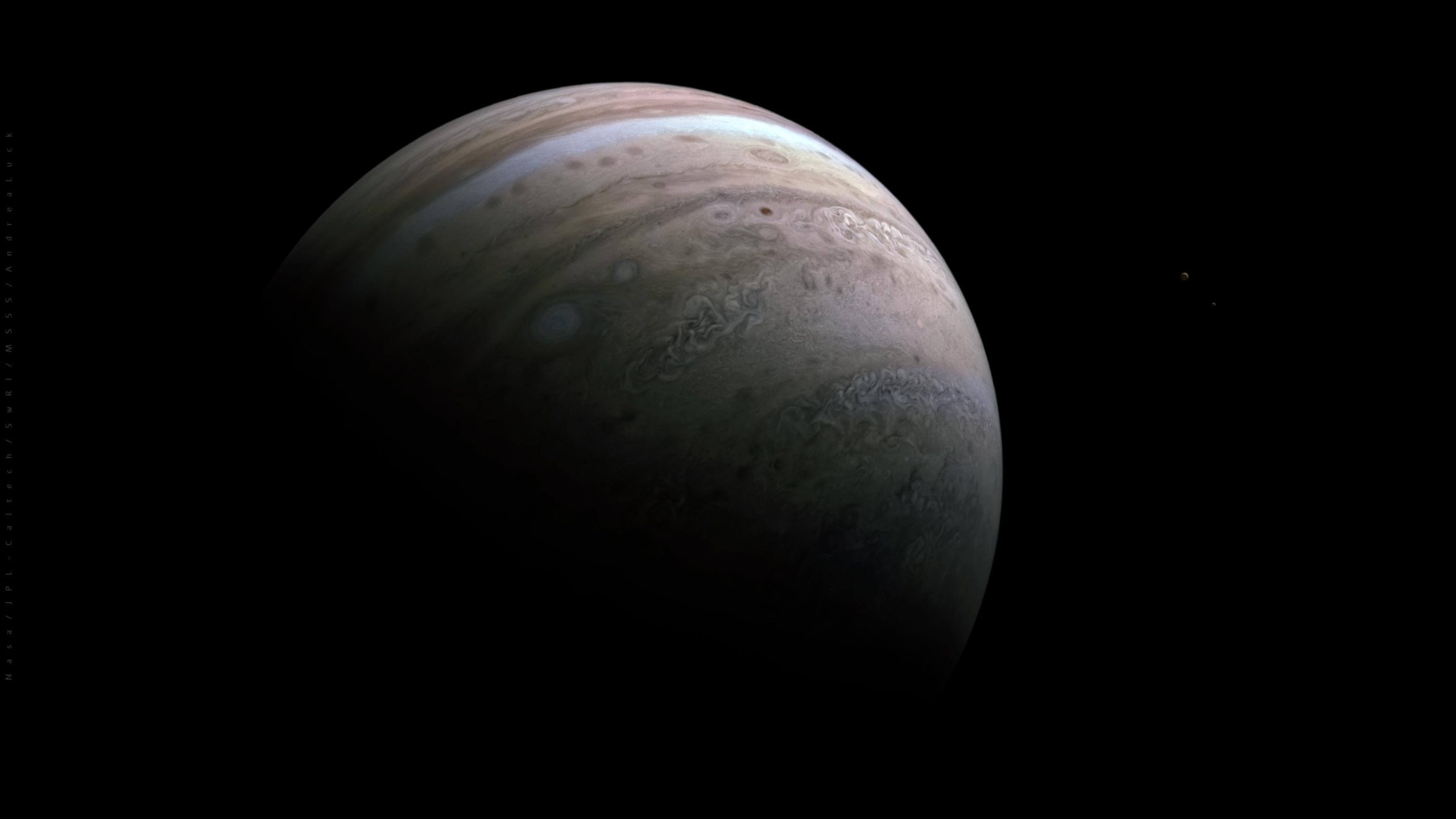 Planet Jupiter viewed from space