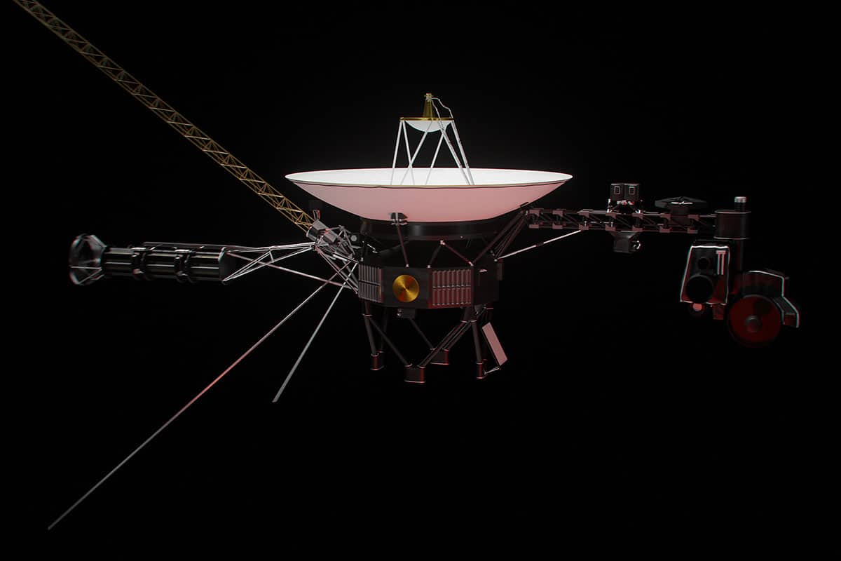 NASA's Voyager 1 spacecraft in deep space
